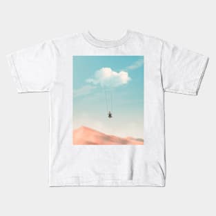 Swinging Under the Cloud Kids T-Shirt